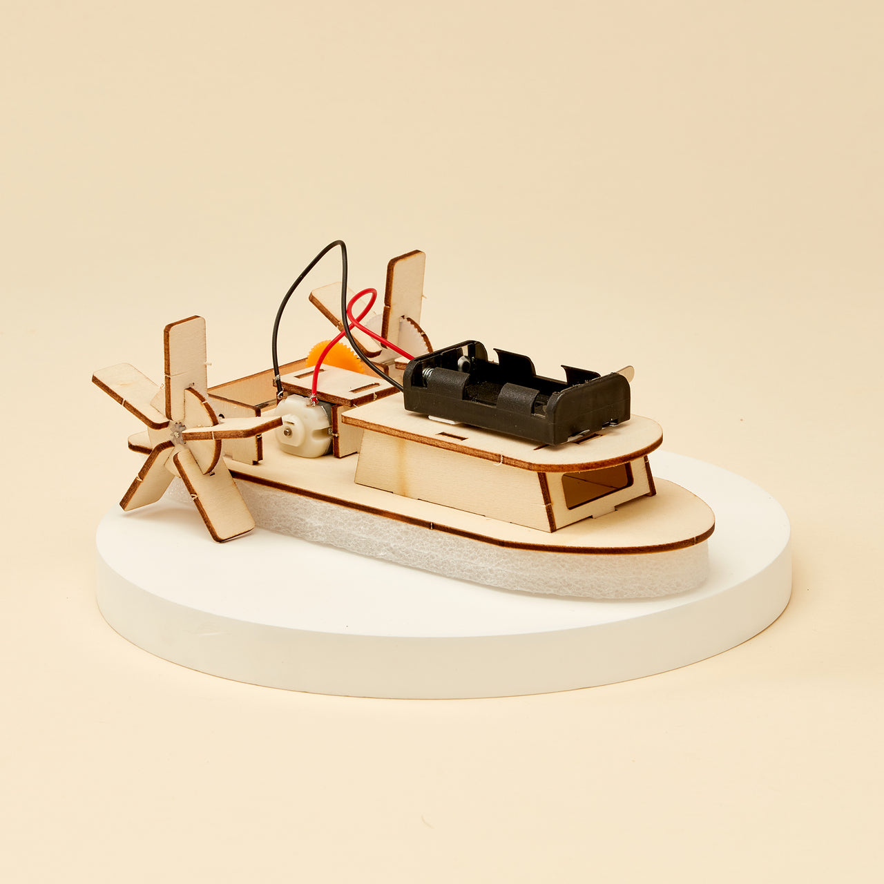 CreateKit Paddlewheel Boat DIY Kit