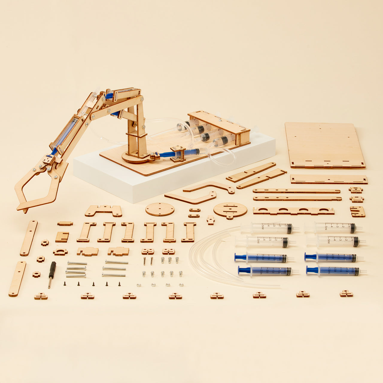 Kit de bricolage de bras robotique hydraulique CreateKit