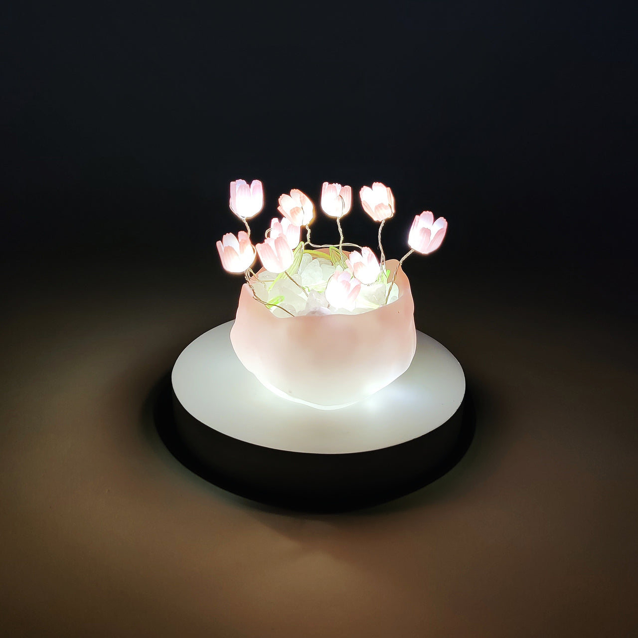CreateKit Tulip LED Night Light, Unique Handmade Gift for Her