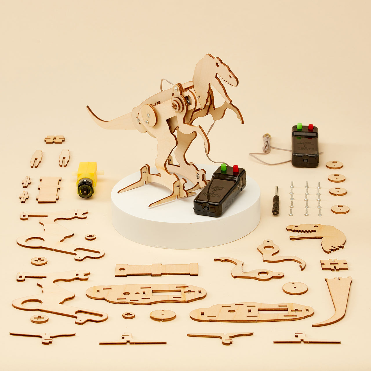 Kit de bricolage dinosaures motorisés CreateKit T-Rex